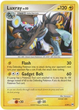 Luxray 5 99 Rare Theme Deck Exclusive Pokemon Theme Deck Exclusives Luxray 5 99 Rare Theme Deck Exclusive Pokemon Theme Deck Exclusives