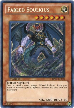 HA03-EN037 Fabled Ashenveil Secret Rare UNL Edition Mint YuGiOh Card HA03-EN037 Fabled Ashenveil Secret Rare UNL Edition Mint YuGiOh Card