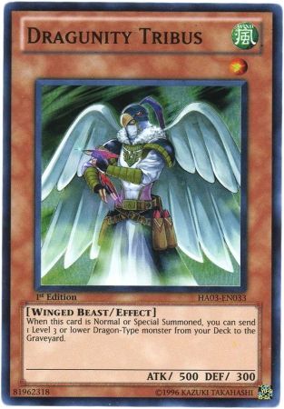 Dragunity Tribus HA03 EN033 Super Rare 1st Edition Dragunity Tribus HA03 EN033 Super Rare 1st Edition