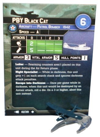 10 PBY Black Cat War at Sea V Fleet Command Singles Uncommon Axis Allies War at Sea Fleet Command 10 PBY Black Cat War at Sea V Fleet Command Singles Uncommon Axis Allies War at Sea Fleet Command