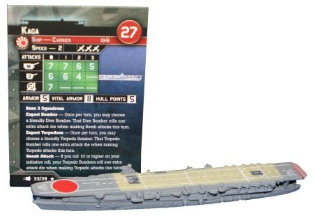 33 Kaga War at Sea V Fleet Command Singles Rare Axis Allies War at Sea Fleet Command 33 Kaga War at Sea V Fleet Command Singles Rare Axis Allies War at Sea Fleet Command