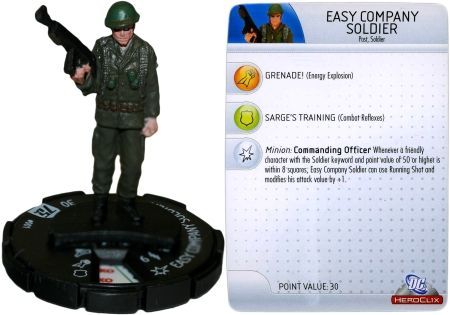 Easy Company Soldier 001 DC 75th Anniversary DC Heroclix Easy Company Soldier 001 DC 75th Anniversary DC Heroclix