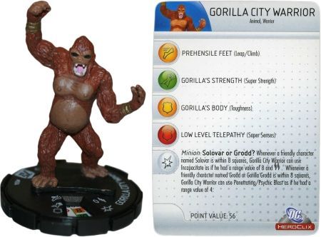 Gorilla City Warrior 004 DC 75th Anniversary DC Heroclix DC 75th Anniversary Gorilla City Warrior 004 DC 75th Anniversary DC Heroclix DC 75th Anniversary