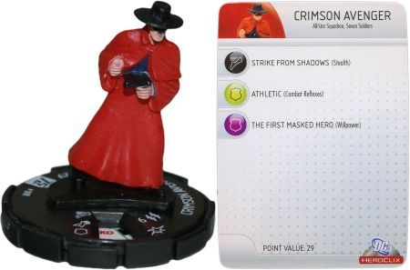 Crimson Avenger 008 DC 75th Anniversary DC Heroclix Crimson Avenger 008 DC 75th Anniversary DC Heroclix