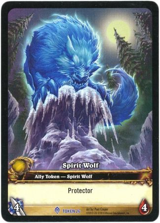 Spirit Wolf Extended Art EA Token 26 Spirit Wolf Extended Art EA Token 26