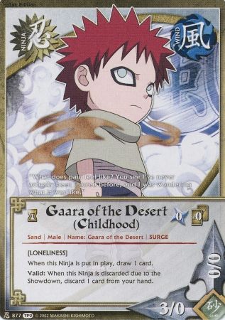 Gaara of the Desert Childhood Loneliness 877 Common Gaara of the Desert Childhood Loneliness 877 Common