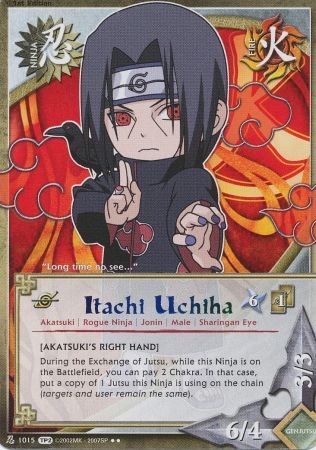 Itachi Uchiha Akatsukis Right Hand 1015 Rare