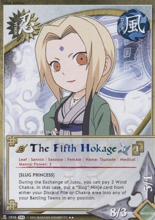 The Fifth Hokage Slug Princess 1036 Rare The Fifth Hokage Slug Princess 1036 Rare