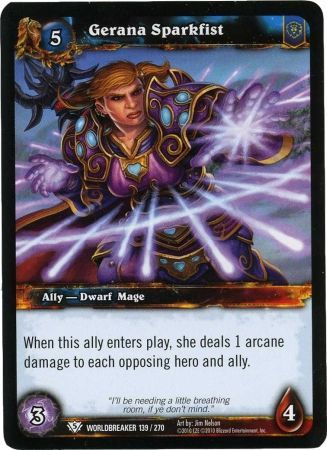 Gerana Sparkfist 139 270 Common WoW Worldbreaker Gerana Sparkfist 139 270 Common WoW Worldbreaker