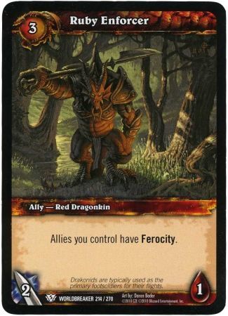Ruby Enforcer 214 270 Common WoW Worldbreaker Ruby Enforcer 214 270 Common WoW Worldbreaker