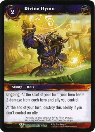 Divine Hymn 75 270 Uncommon WoW Worldbreaker Divine Hymn 75 270 Uncommon WoW Worldbreaker