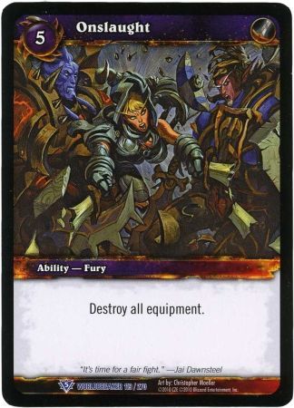 Onslaught 119 270 Rare WoW Worldbreaker Onslaught 119 270 Rare WoW Worldbreaker
