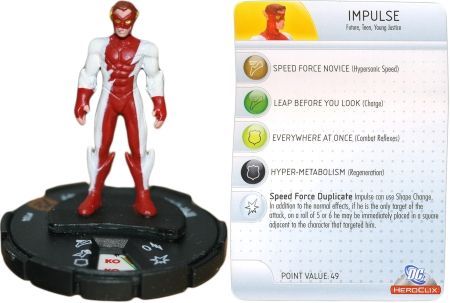 Impulse LE 104 DC 75th Anniversary DC Heroclix DC 75th Anniversary Impulse LE 104 DC 75th Anniversary DC Heroclix DC 75th Anniversary