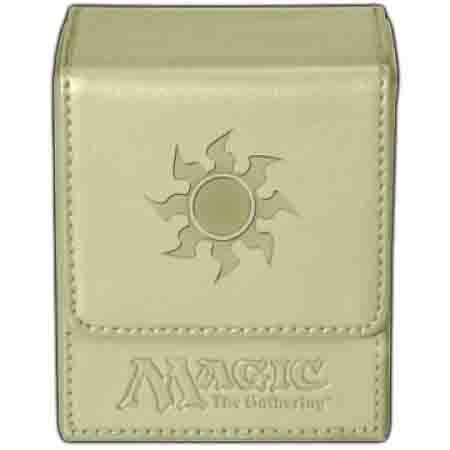 Ultra Pro MTG White Mana Flip Box Deck Box UP82772 Deck Boxes Gaming Storage Ultra Pro MTG White Mana Flip Box Deck Box UP82772 Deck Boxes Gaming Storage