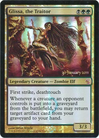 Glissa the Traitor MBS Prerelease Foil Promo Magic The Gathering Promo Cards Glissa the Traitor MBS Prerelease Foil Promo Magic The Gathering Promo Cards