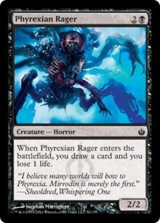 Phyrexian Rager Mirrodin Besieged Singles Phyrexian Rager Mirrodin Besieged Singles