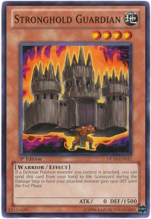 Stronghold Guardian DP10 EN011 Common 1st Edition Stronghold Guardian DP10 EN011 Common 1st Edition