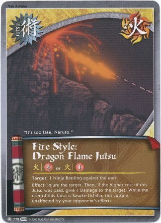 Fire Style Dragon Flame Jutsu 778 Common