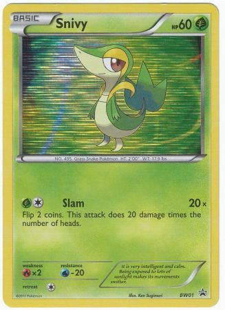 pokemon snivy card