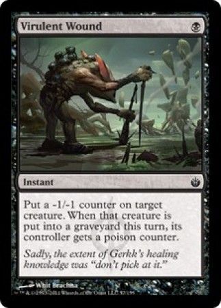 Virulent Wound Mirrodin Besieged Singles Virulent Wound Mirrodin Besieged Singles