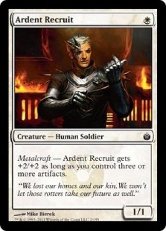 Ardent Recruit Mirrodin Besieged Singles Ardent Recruit Mirrodin Besieged Singles