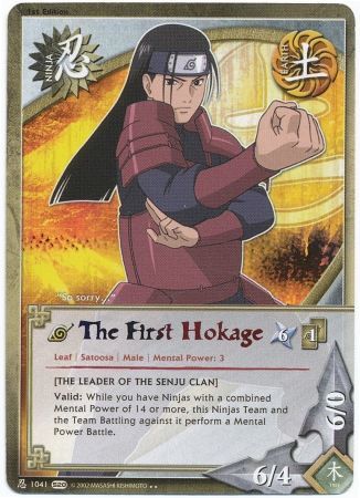 Gene Manipulation The First Hokage & Yamato Naruto CCG 745 Foil Rare