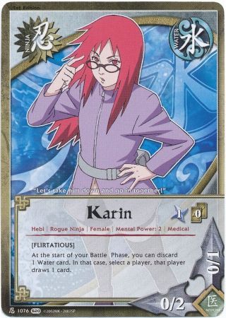 Karin Flirtatious 1076 Common Naruto Tales of the Gallant Sage Karin Flirtatious 1076 Common Naruto Tales of the Gallant Sage