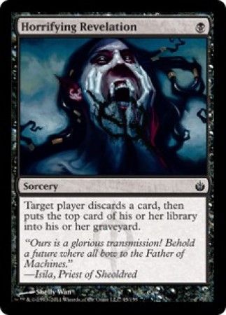 Horrifying Revelation Mirrodin Besieged Singles Horrifying Revelation Mirrodin Besieged Singles