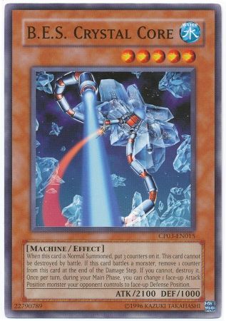 B E S Crystal Core CP03 EN015 Common Champion Pack Game 3 CP03 B E S Crystal Core CP03 EN015 Common Champion Pack Game 3 CP03