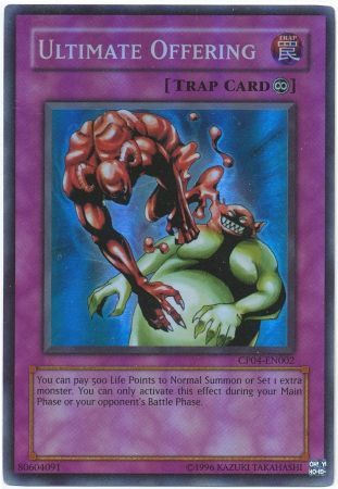 Ultimate Offering CP04 EN002 Super Rare Ultimate Offering CP04 EN002 Super Rare