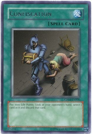 Confiscation CP04 EN006 Rare Confiscation CP04 EN006 Rare