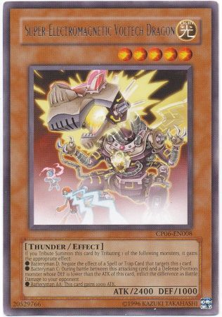 Super Electromagnetic Voltech Dragon CP06 EN008 Rare Super Electromagnetic Voltech Dragon CP06 EN008 Rare