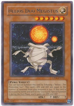 Helios Duo Megistus CP06 EN010 Rare Champion Pack Game 6 CP06 Helios Duo Megistus CP06 EN010 Rare Champion Pack Game 6 CP06