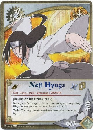 Neji Hyuga Genius of The Hyuga Clan 1037 Rare Naruto Tales of the Gallant Sage Neji Hyuga Genius of The Hyuga Clan 1037 Rare Naruto Tales of the Gallant Sage