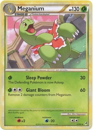 Meganium 27 95 Rare Call of Legends Singles Meganium 27 95 Rare Call of Legends Singles