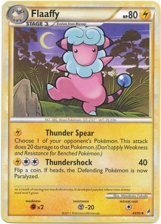 Flaaffy 43 95 Uncommon Call of Legends Singles Flaaffy 43 95 Uncommon Call of Legends Singles