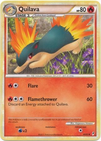 Quilava 49 95 Uncommon Call of Legends Singles Quilava 49 95 Uncommon Call of Legends Singles