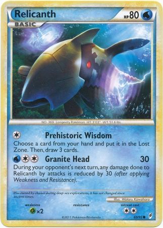 Relicanth 69 95 Common Call of Legends Singles Relicanth 69 95 Common Call of Legends Singles