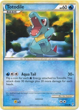 Totodile 74 95 Common Call of Legends Singles Totodile 74 95 Common Call of Legends Singles