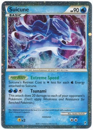 Carta Pokémon Suicune Shiny Lendário Destinos Brilhante