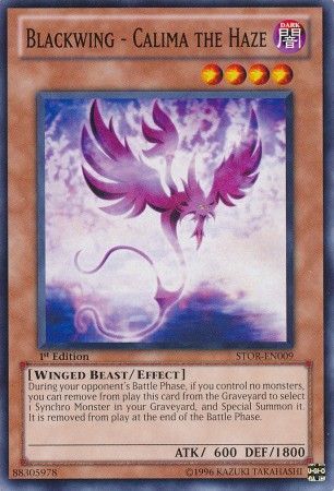 Blackwing Calima the Haze STOR EN009 Common 1st Edition Storm of Ragnarok 1st Edition Singles Blackwing Calima the Haze STOR EN009 Common 1st Edition Storm of Ragnarok 1st Edition Singles