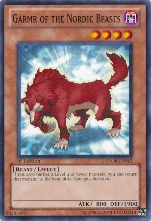 Garmr of the Nordic Beasts STOR EN012 Common 1st Edition Storm of Ragnarok 1st Edition Singles Garmr of the Nordic Beasts STOR EN012 Common 1st Edition Storm of Ragnarok 1st Edition Singles
