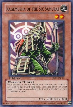 Kagemusha of the Six Samurai STOR EN025 Common 1st Edition Storm of Ragnarok 1st Edition Singles Kagemusha of the Six Samurai STOR EN025 Common 1st Edition Storm of Ragnarok 1st Edition Singles