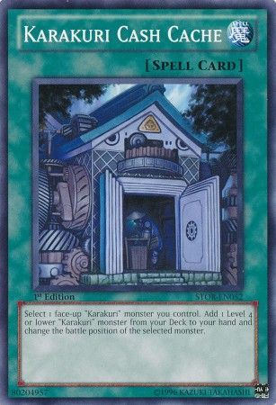 Karakuri Cash Cache STOR EN052 Common 1st Edition Storm of Ragnarok 1st Edition Singles Karakuri Cash Cache STOR EN052 Common 1st Edition Storm of Ragnarok 1st Edition Singles