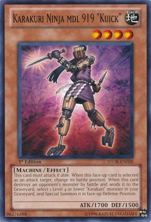 Karakuri Ninja mdl 919 Kuick STOR EN028 Common 1st Edition Storm of Ragnarok 1st Edition Singles Karakuri Ninja mdl 919 Kuick STOR EN028 Common 1st Edition Storm of Ragnarok 1st Edition Singles