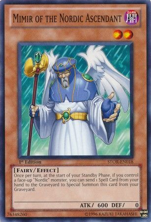 MIMIR OF THE NORDIC ASCENDANT STOR-EN018 1st EDITION 2011 SERIES COMMON YTCG
