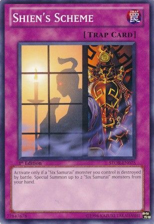 Shien s Scheme STOR EN075 Common 1st Edition Storm of Ragnarok 1st Edition Singles Shien s Scheme STOR EN075 Common 1st Edition Storm of Ragnarok 1st Edition Singles