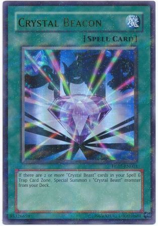 Crystal Beacon RYMP-EN048 1st Secret Rare NM Yugioh Card 