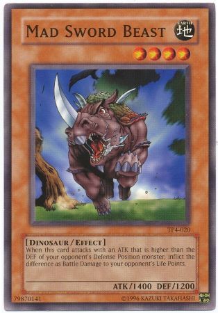 Mad Sword Beast TP4 020 Common Mad Sword Beast TP4 020 Common