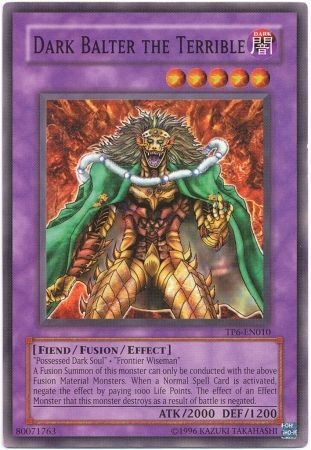 Dark Balter the Terrible TP6 EN010 Common Tournament Pack 6th Season TP6 Dark Balter the Terrible TP6 EN010 Common Tournament Pack 6th Season TP6